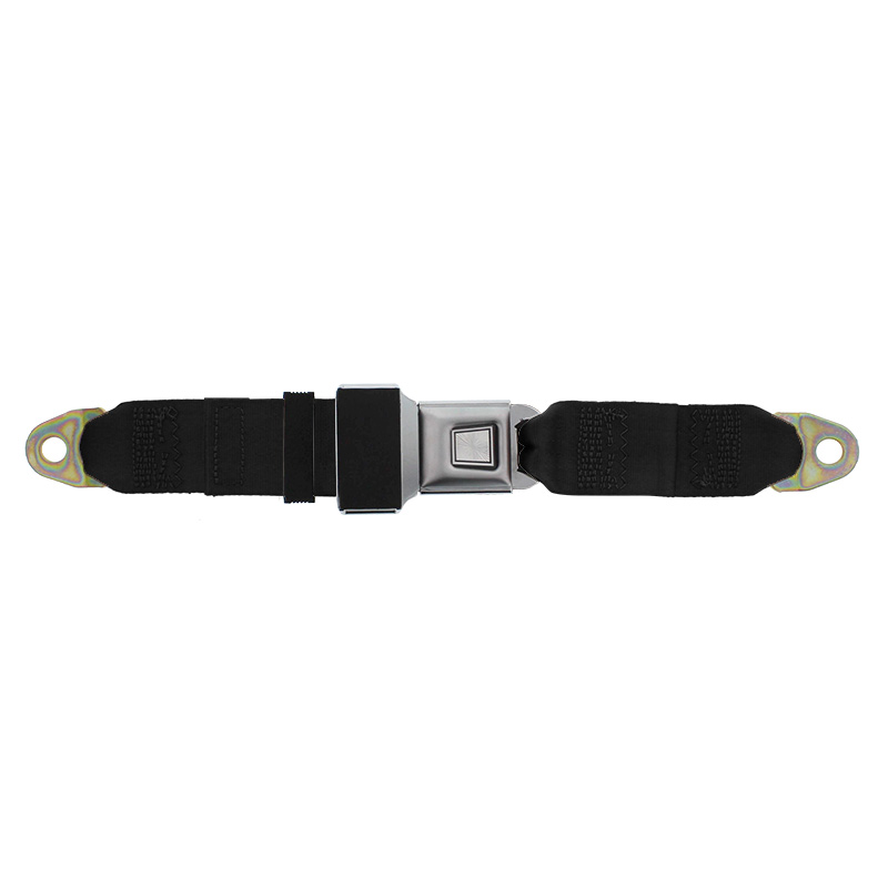 Lap Seat Belt, Metal Button Release, 74 Inch Length