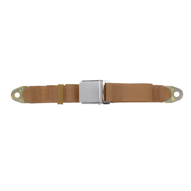 Replacement 2Point Lap Seat Belt, Chrome Lift Latch, 74 Inch, TAN eBay