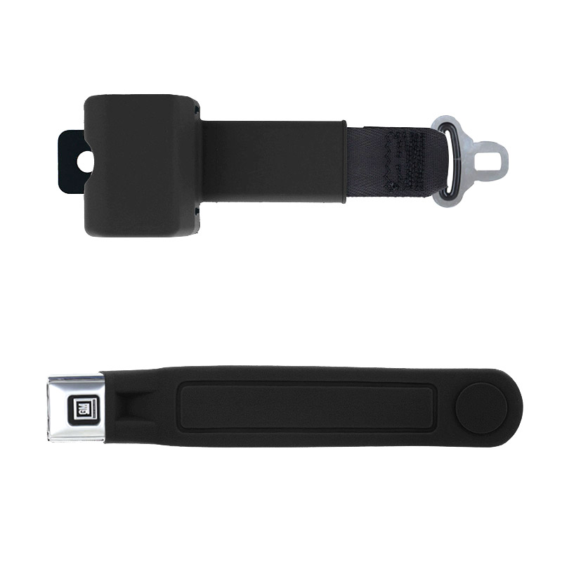 GM Lap Seat Belt, 74" Length, Metal Buckle with "GM" Push Button, Each Replacement Seatbelts