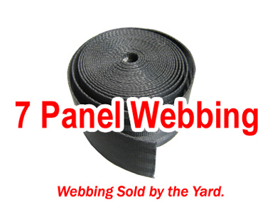 Seatbelt 7 Panel Webbing / Per Yard