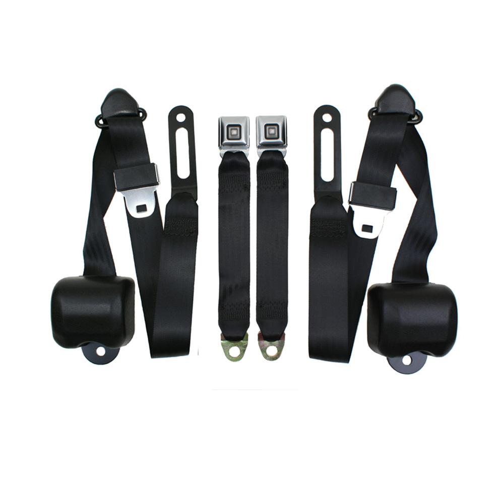 197387 Chevy & GMC Truck 3 Point Seat Belts, Bench Seat, GM Latch