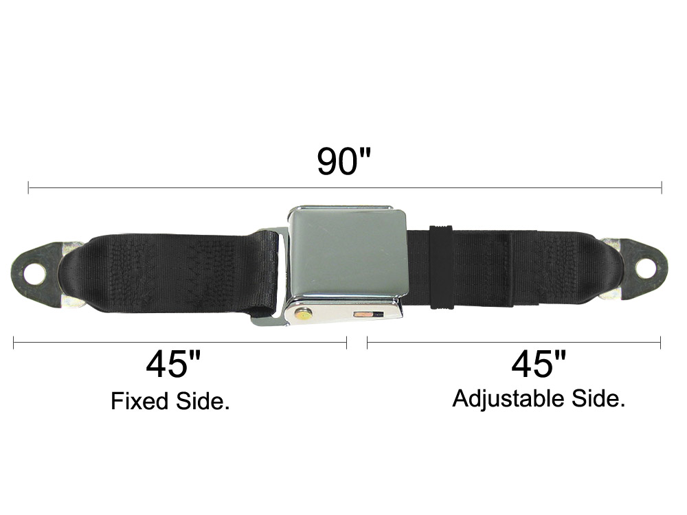 Car seat latch and seat belt Clearance