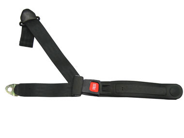 3 Point Seat Belt With Push-Button Sleeve