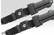 corvette retractable seat belts