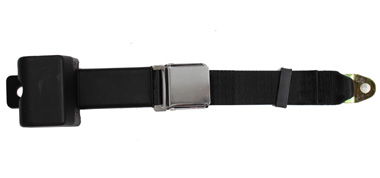 2 Point Retractable Lap Belt With Chrome Lift Latch