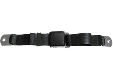 Mustang Lap Seat Belt w/ Wrinkle Finish.