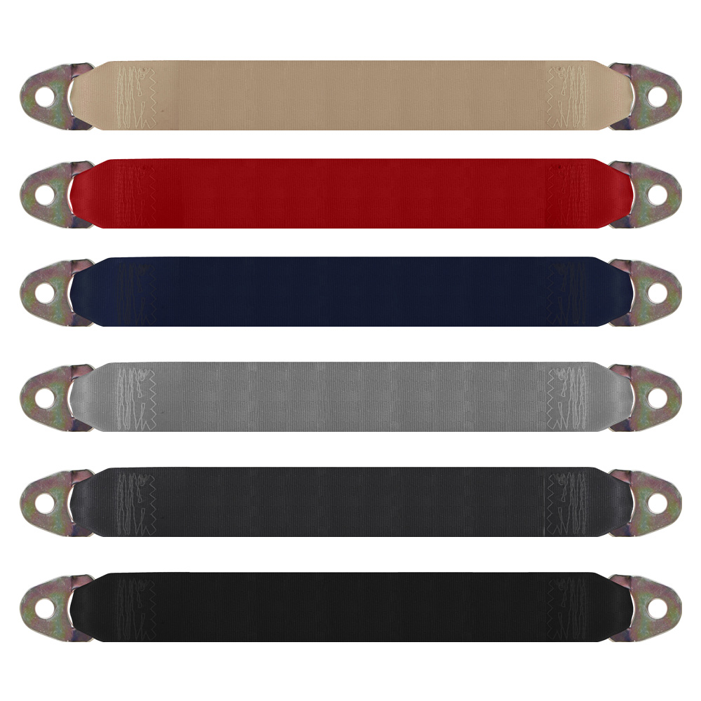 12" Seat Belt Extender, BoltIn Replacement Seat Belts