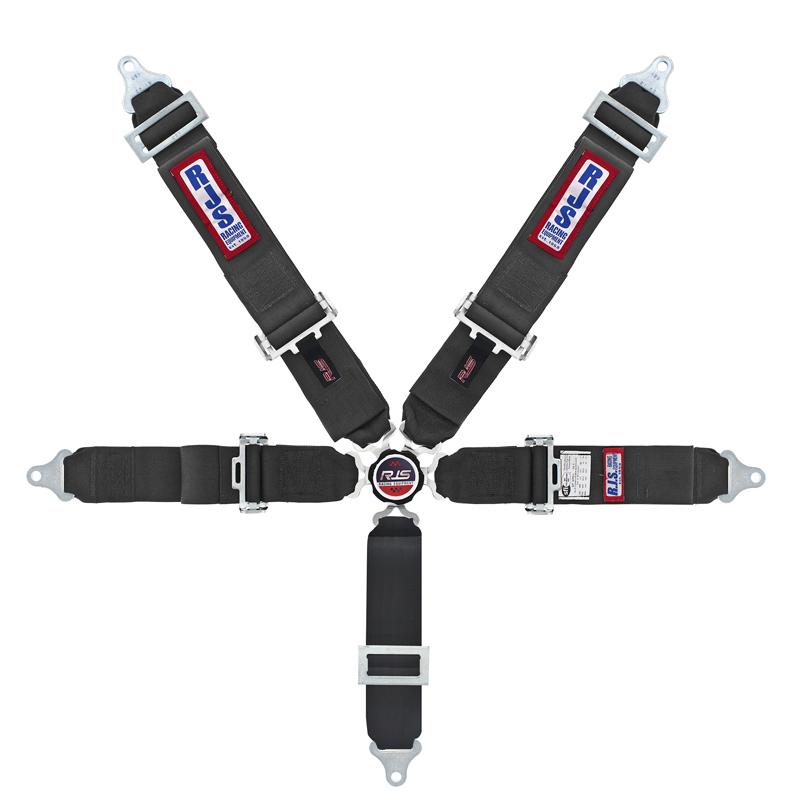 SFI 16.1 5-Point Racing Harness – Floor Mount, 3 Cam Lock, Any Color, Made In USA