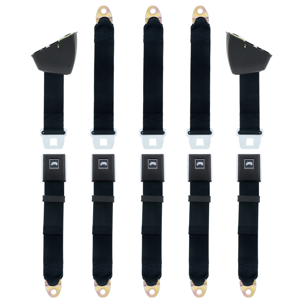 19641967 GM Seatbelts, Stagecoach Buckle, Front & Rear