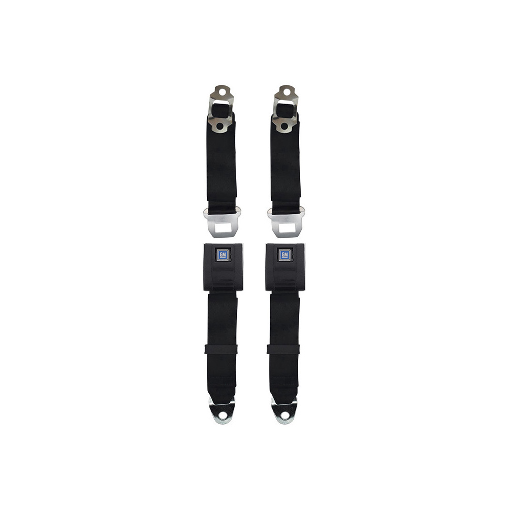 Eckler s Camaro Seat Belt Set Replacement Style Front Rear 1967 1969 Chevrolet