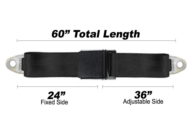 196870 Mopar B Body, Bench, Retractable Lap Seat Belts Replacement