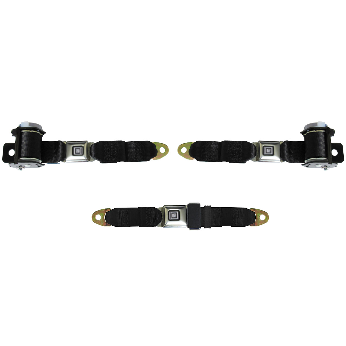 198288 G Body Rear Bench Seat Belt Set