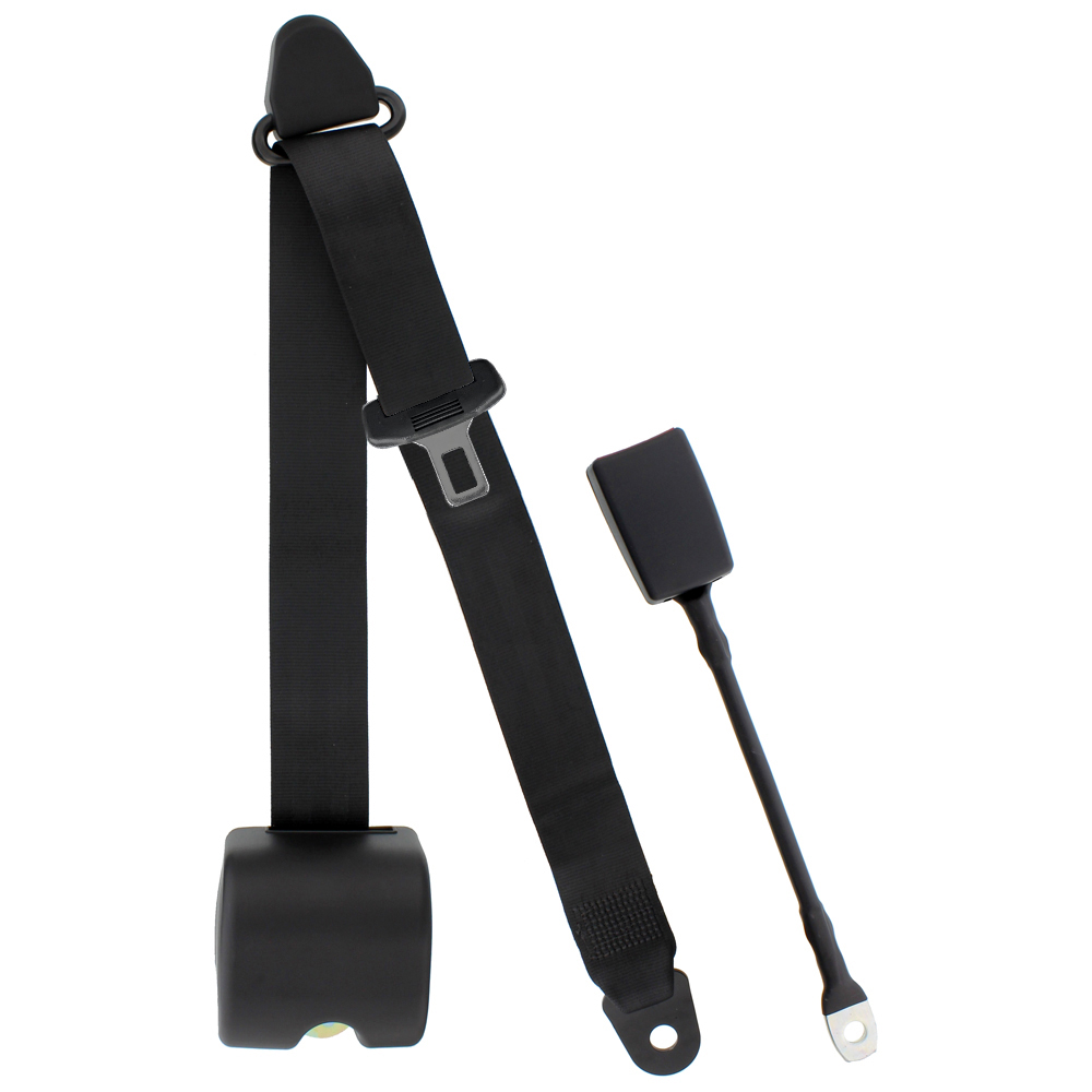 3 Pt Dual Sensitive Retractable Seat Belt, 12 Inch Cable End