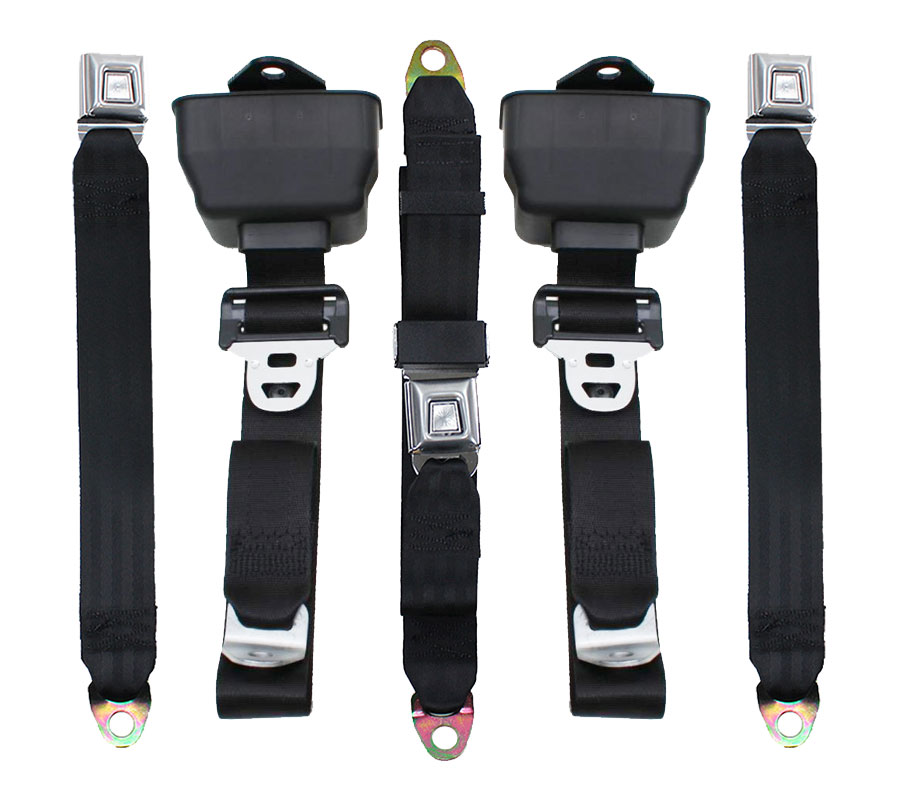 1978-79 Ford Bronco 3 Point Retractable Seat Belts, Front Bench ...