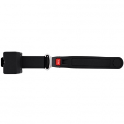 Retractable Lap Seat Belt - Plastic Push Button Buckle