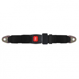 Lap Seat Belt - 60 Inch - Plastic Push Button Buckle