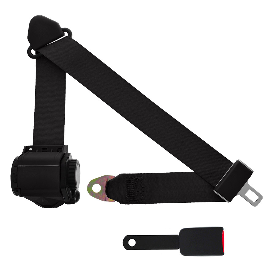 3 Point Retractable Seat Belt End Release Button 6