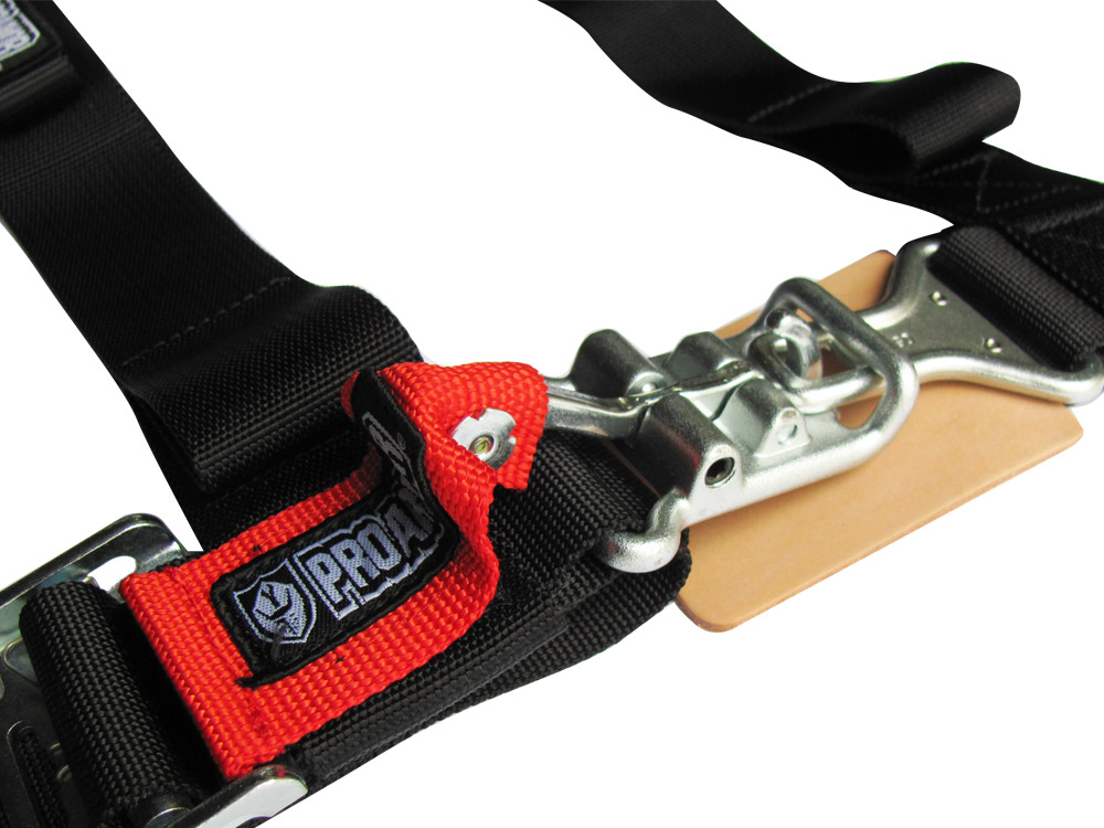 Pro Armor "H" Style 4Point Harness, 2" Wide, Black Replacement