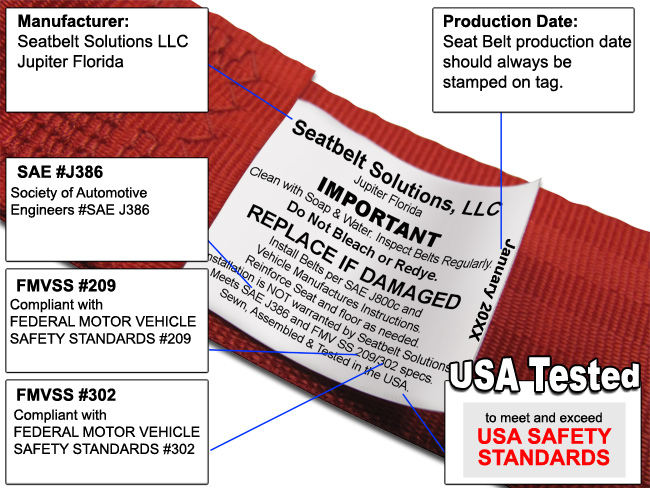 VEP Pair Of Seat Belt Tags For Mercedes Kangol Seatbelt Buckles – Vintage Style