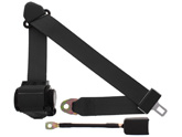 3-Point Retractable Lap & Shoulder Belts