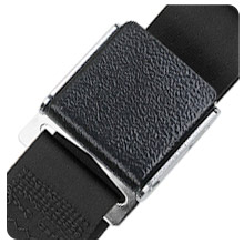 Black Lift Latch seat belt buckle.