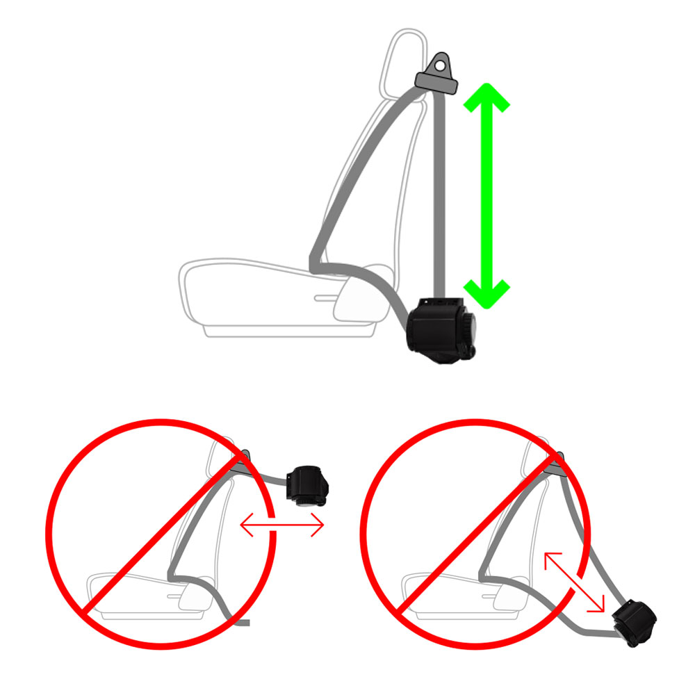 Mounting a 3 Point Retractable Seat Belt