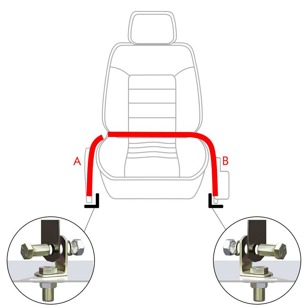 Measuring for a Retractable Lap Belt